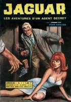 Scan d'une couverture Jaguar Agent Secret dessine par Carlo Jacono